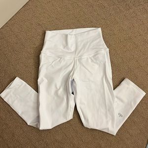 Alo white leggings